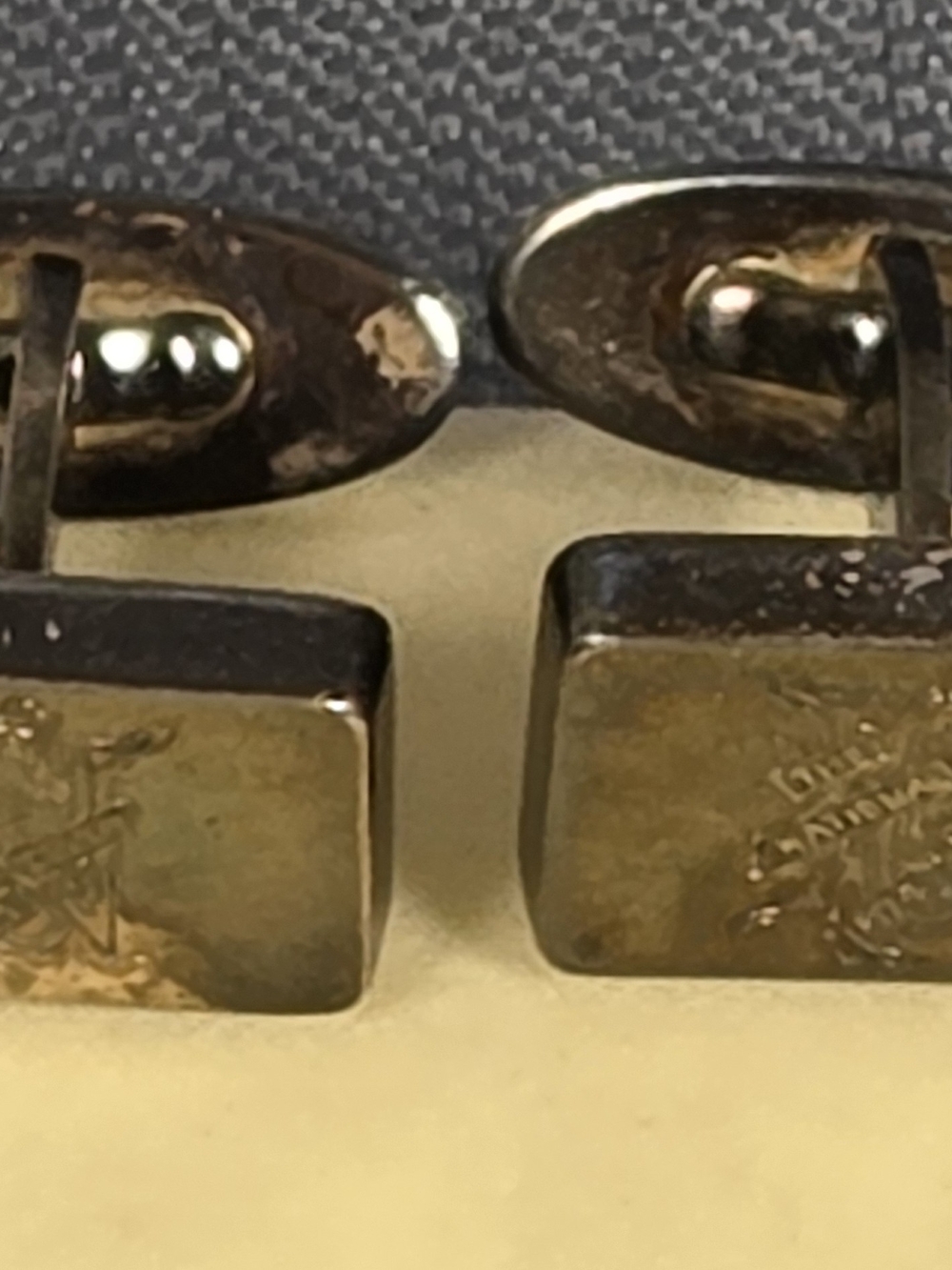 Rare Vintage Georg Jensen No. 84 Sterling Silver Cuff Links